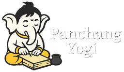 Panchang Yogi App logo containing lord Ganesha writing Panchang
